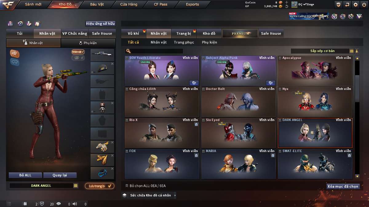 shop acc cf uy tin gia re